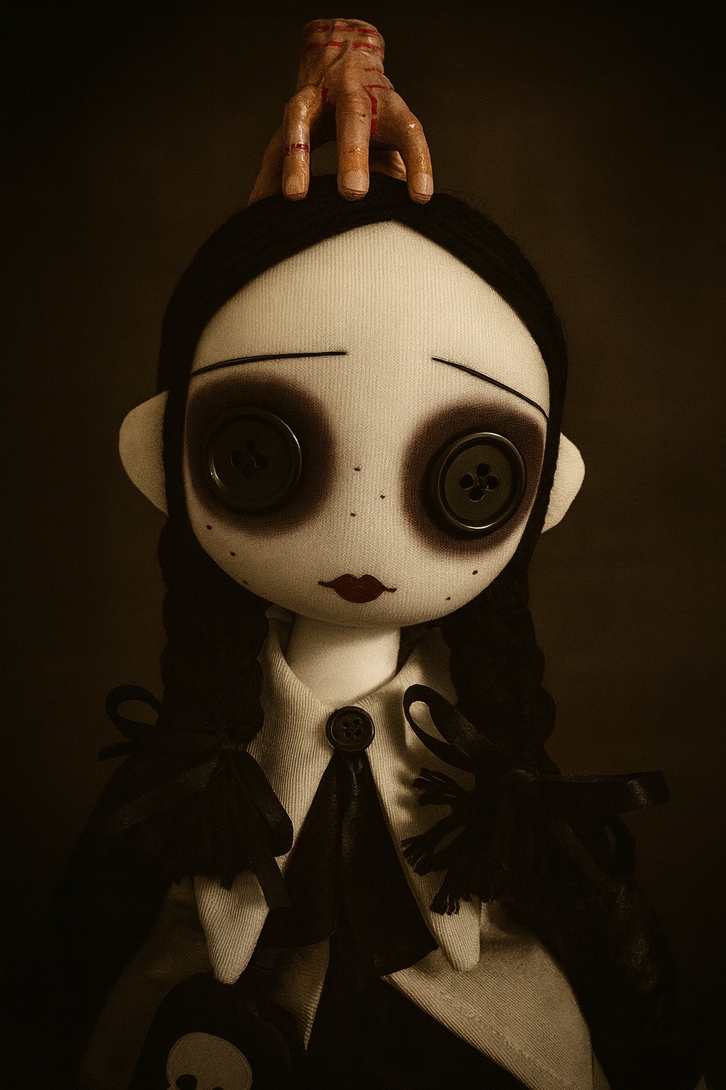 Vista 7 de Muñeca Miércoles Addams
